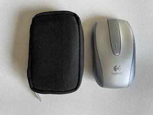 Logitech V500 Nano Wireless Laser Notebook Mouse with Receiver RARE Tested Works - Picture 1 of 11