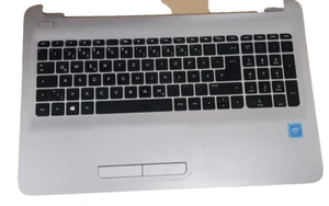 HP 15-AC 15-AF Silber Palmrest Keyboard & Touchpad - Afbeelding 1 van 3