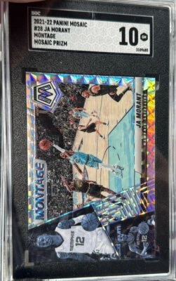 2021 Panini Mosaic Montage #28 Ja Morant  - Image 1 of 3
