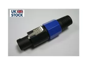 Speakon Plug Altoparlante Maschio Audio BLU - Foto 1 di 1