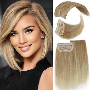 4 PCS Hair Toppers for Thinning Hair Synthetic Clip in Hair Extension Blonde & B - Picture 1 of 14