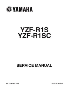Yamaha YZF-R1 Service & Repair Manual Model Years 2004-2005 - Picture 1 of 3