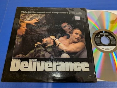 Deliverance 1972 Action Thriller LaserDisc  Burt Reynolds Jon Voight Widescreen Foto 1 de 2