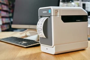 Brother TD-2120N Label/Receipt Printer Desktop USB/Serial/Wireless, New in Box - Picture 1 of 11