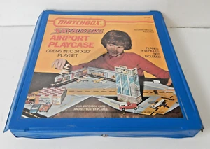 Estuche de juego vintage Lesney Matchbox Sky-Busters Airport 1975 con aviones de colección - Imagen 1 de 11