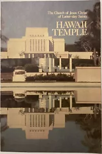 Vintage Church of Jesus Christ Latter-day Saints Temple Hawaii Booklet USED - Picture 1 of 4