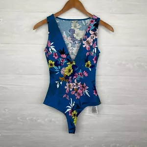 NEW GUESS Women's Floral V-Neck Bodysuit Size XS B4 - Picture 1 of 4