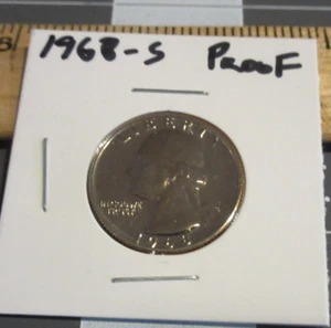 1968 S Washington PP Quarter - Bild 1 von 2