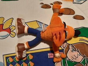 RARE 1998 Banpresto Dizzy Crash Bandicoot 8" Plush Toy Doll Japan HTF Nintendo