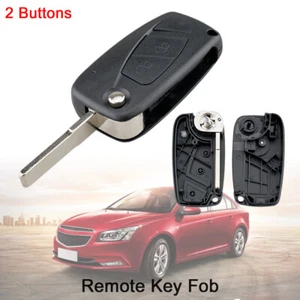 Replacement 2 Buttons Car Remote Key Fob Case Shell Fit for Fiat Bravo Punto - Picture 1 of 8