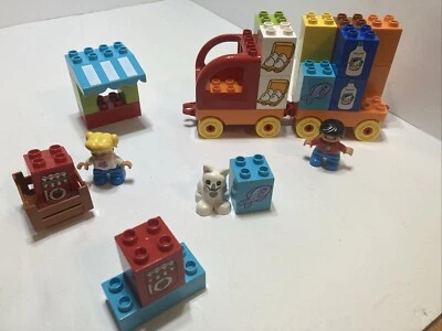 Lego Duplo #10818 My First Truck W/ Figures & Food Blocks Complete - Image 1 of 2