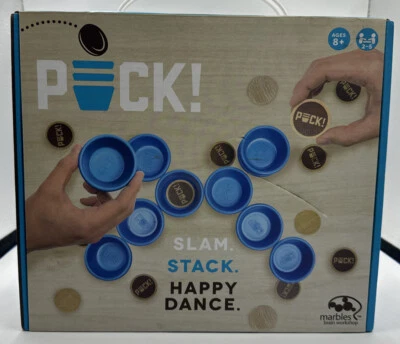 PUCK! Slam, Stack and Happy Dance Game Skill Pogs/Pong-Style Action. New - Image 1 of 4