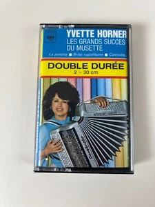 Yvette Horner - Les grands succès du musette/ Cassette-Audio K7 Tape - Imagen 1 de 2