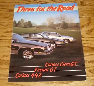 Oldsmobile Cutlass 442 Ciera GT Firenza GT 1985 original folleto de ventas 85 - Imagen 1 de 2