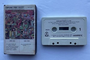 IRON BUTTERFLY Live Cassette ORIG 1970 Atco M5318 AMPEX CLAMSHELL TESTED - Picture 1 of 3