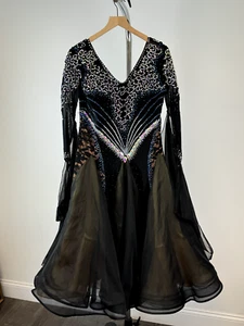 Bejeweled Dance & Sway Women's Smooth Standard Ballroom Dress & Accessories * XL - Picture 1 of 11