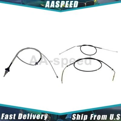 Fits 1996 1997 1998 Chevrolet C2500 3X Front Rear Parking Brake Cable Dorman - Image 1 of 4