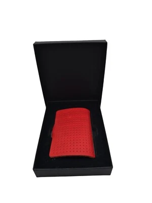 I-CLIP Kartenetui Lochprägung Rot 12 Fächer Modern - Bild 1 von 4