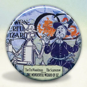 Tinman and Scarecrow Wizard Oz Pocket Mirror tartx - Picture 1 of 3
