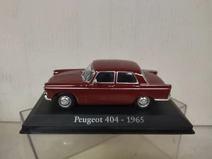 PEUGEOT 404 1965 MARRON 1:43 RBA IXO HARD BOX - Imagen 1 de 4
