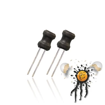MARKENLOS 2 x Inductor Estrangulador Radial Ferrita 6x8mm 24 Valores 2.2uH-100mH