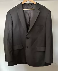 PRONTO UOMO Men's 46R Gray 2 Button Wool/Polyester Sport Coat Blazer Suit Jacket - Picture 1 of 9