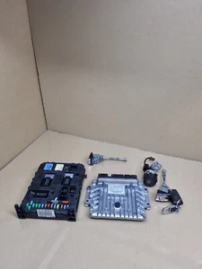 CITROEN C5 MK2 2009 2.0 HDI DIESEL ECU KIT SET WITH LOCKS 9663548180 9665843380 - Picture 1 of 24