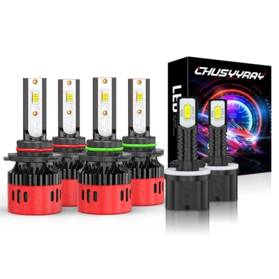 For Buick Regal 1997-2004 6000K LED Headlamp High/Low Beam+Fog Light Bulbs Combo — 第 1/4 张图片