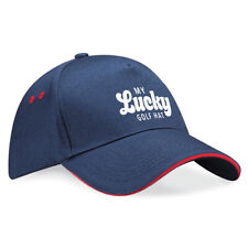 Golf Hat Gift Baseball Cap Golf Accessories Lucky Golfer Gift for Men and Women 