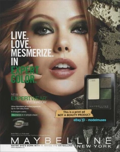 MAYBELLINE Cosmetics 1-Page PRINT AD Spring 2014 FRIDA GUSTAVSSON - Picture 1 of 1