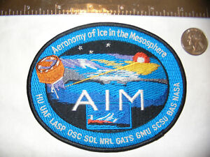 Aeronomy of Ice in the Mesosphere AIM Satellite Patch NASA LASP NRL SCSU GMU OSC