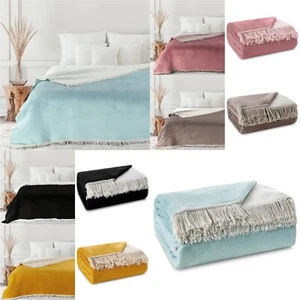 Weiche Decke Wärmende Wohndecke Tagesdecke Kuscheldecke Überwurf 150x200 220x240 - Bild 1 von 25