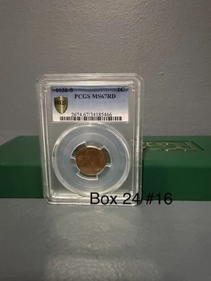 1938-S PCGS MS67RD 保修 & 延长技术支持 — 第 1/2 张图片