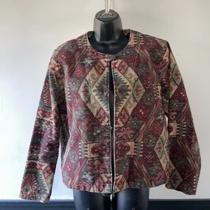 coldwater creek Aztec Texmex Jacket Medium? X1 - Picture 1 of 5