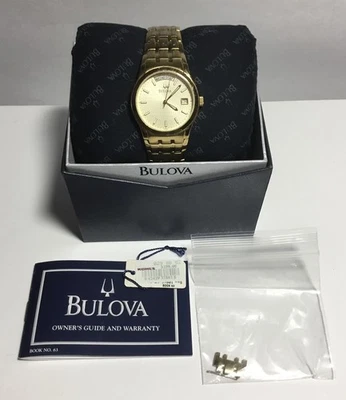 Reloj pulsera Bulova C960523 2005 para hombre día/fecha - batería nueva con caja y papeles, funciona muy bien Foto 1 de 4