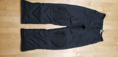 LL Bean kids' cold buster black snowpants size 14 - Image 1 of 4