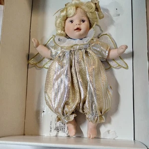 Vintage Engel Silber Pauline Bjonness-Jacobsen Limited Ed. Puppe  - Bild 1 von 3