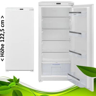 Einbaukühlschrank 193 L OptiCrisp LED Beleuchtung Nische 122 cm Schlepptür NEU - Bild 1 von 4