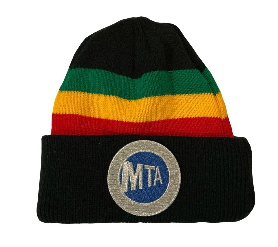 MTA BEANIE NEW YORK TRANSIT  SUBWAY  TRAIN - Image 1 of 1