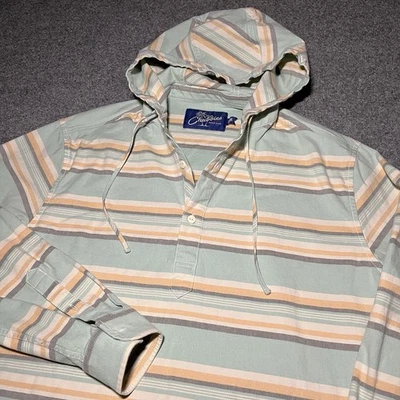 Chubbies Hoodie Mens XL Beach Club Henley Shirt Striped Pullover Beach Preppy - Image 1 of 4