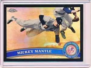 Mickey Mantle 2011 Topps Chrome #7 Black Refractor Parallel #'D 086/100 - Bild 1 von 2