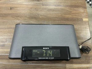 Sony ICF-CS10iP Clock Radio 30-Pin Dock iPod iPhone w/ Aux – Tested - Picture 1 of 3
