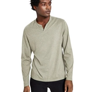 INC International Concepts Men's Long-Sleeve T-Shirt, Green Tea Leaf, Size Large - Picture 1 of 4