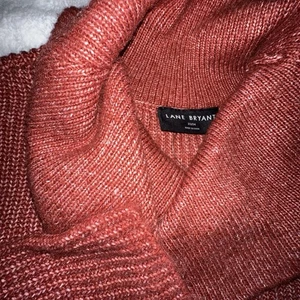 Lane Bryant Sweater Woman’s 22/24 Red Cowl Neck Classic New With Tags - Picture 1 of 11