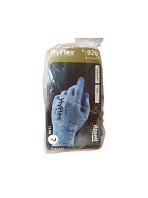 12 Paar Ansell HyFlex 11-920 Schutzhandschuhe Arbeitshandschuhe Handschuhe Gr 7