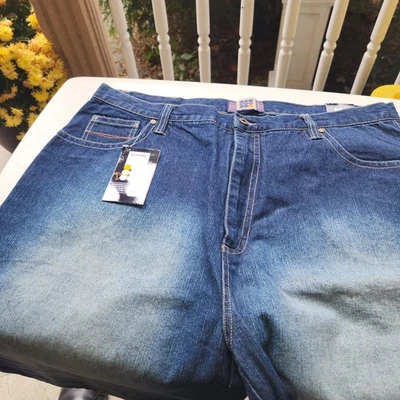 NEW W/ Tags Vintage Y2K DTEK Denim Jeans Jorts Men's Sz 40 Skater Baggy Insm 14 - Image 1 of 4