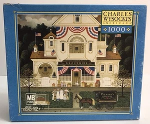 Charles Wysocki Enterprising Immigrants 1000 Teile Puzzle gebraucht komplett Hasbro MB - Bild 1 von 7