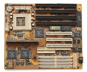 Sockel 7 Mainboard - PCChips/Hsin Tech M519 - OPTi Viper-M - GETESTET - Bild 1 von 2