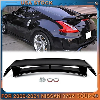 Nismo Style Rear Trunk Spoiler Gloss Black For 2009-2021 Nissan 370Z Z34 Painted Foto 1 de 4