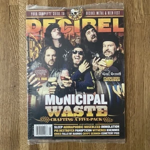 DECIBEL Magazine May 2017 Municipal Waste & Crypt Sermon Flexi SEALED NEW - Picture 1 of 2